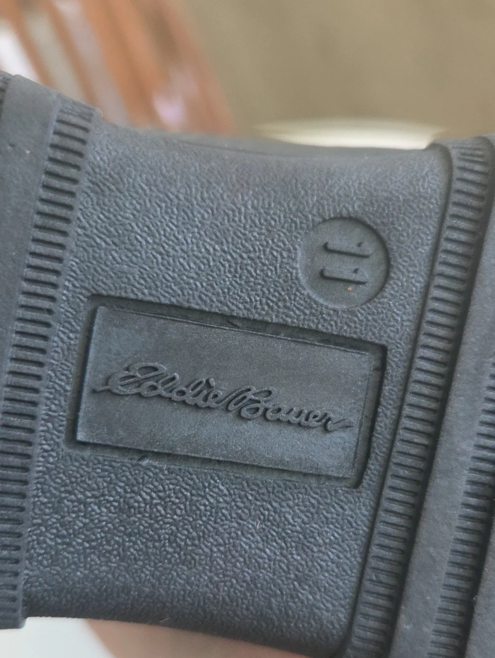 Eddie Bauer Kids Black Winter Snow Boots with Faux Fur Lining Size 11